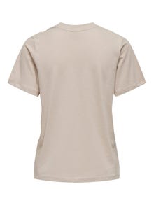 ONLY Regular fit O-hals T-shirts -Chateau Gray - 15292431