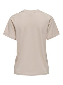 ONLY T-shirts Regular Fit Col rond -Chateau Gray - 15292431