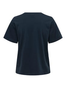 ONLY Regular Fit Round Neck T-Shirt -Sky Captain - 15292431