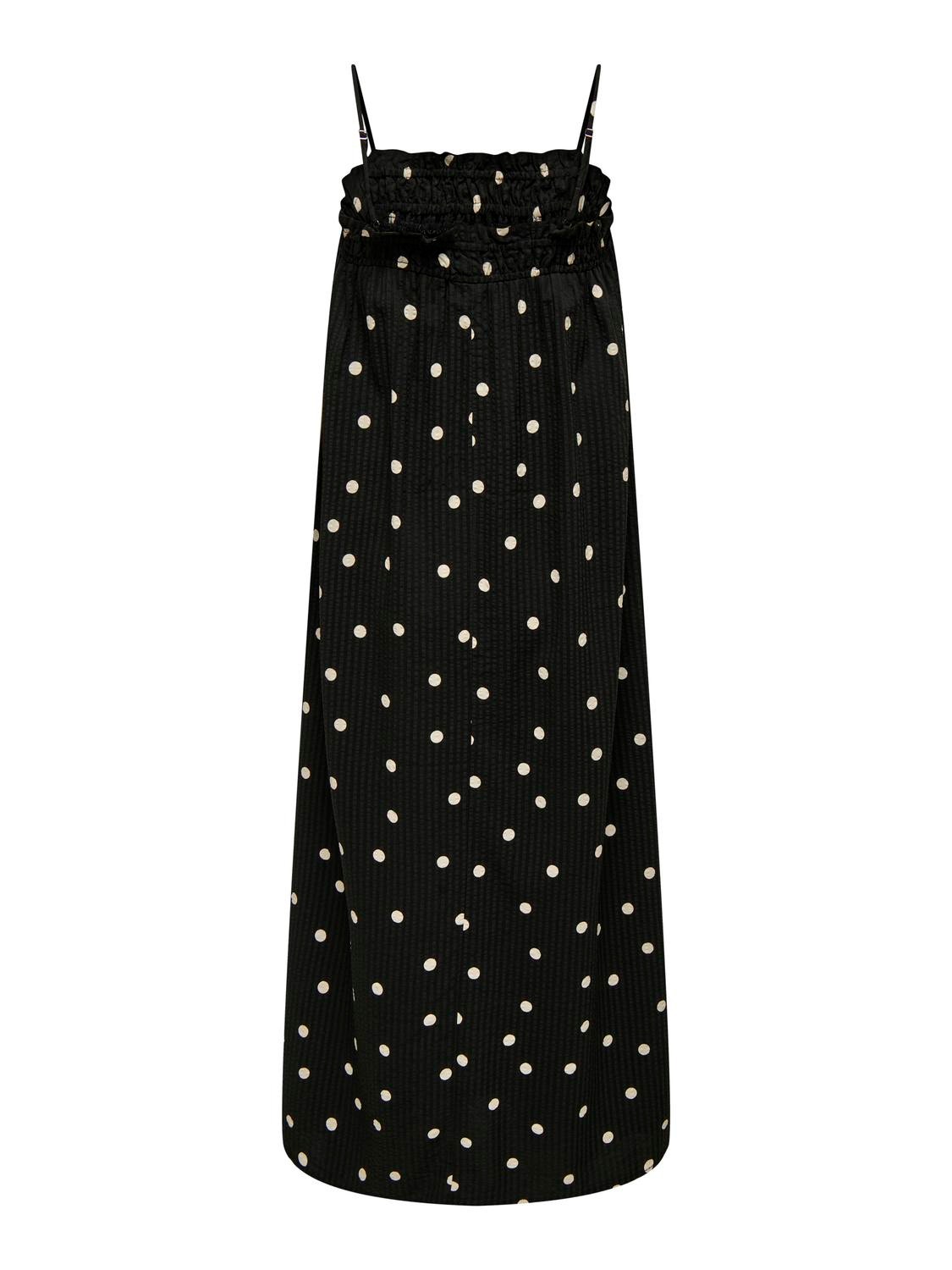 ONLY Maxi Dress With Smock Detail -Black - 15292503