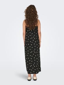 ONLY Normal geschnitten U-Ausschnitt Langes Kleid -Black - 15292503