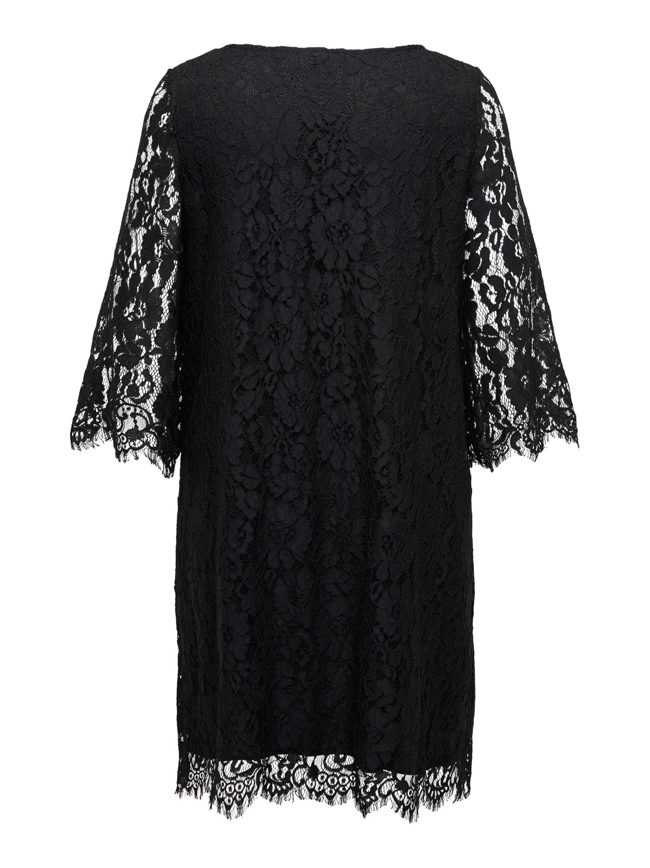 ONLY Regular Fit O-hals Lang kjole -Black - 15292509