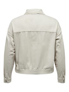 ONLY Curvy Canvas Jacket -Pumice Stone - 15292569
