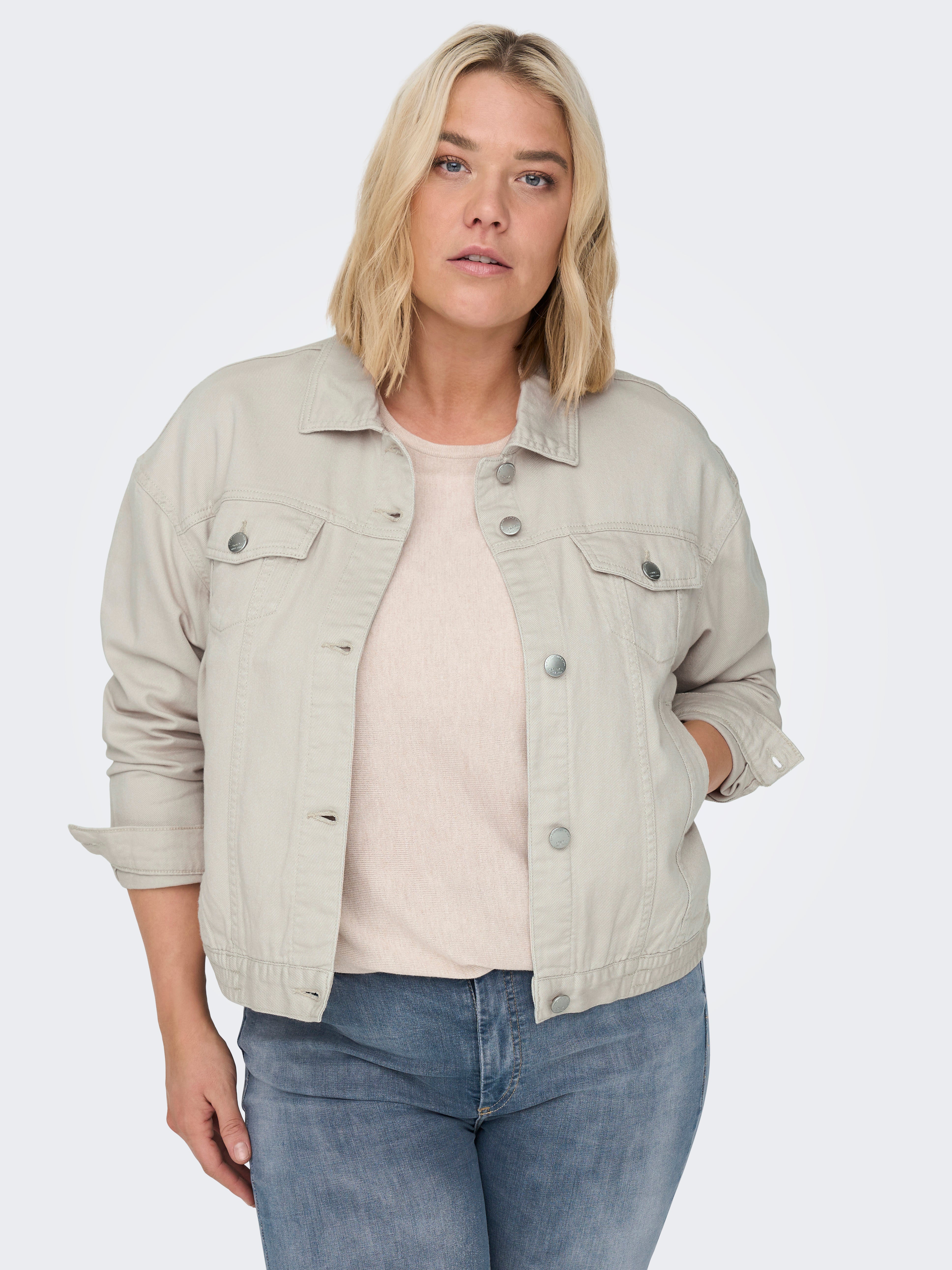 Plus size canvas jacket sale