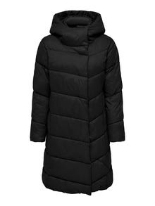 ONLY Long puffer jacket -Black - 15292636