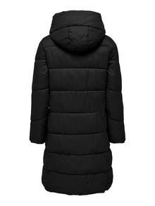 ONLY Hood Coat -Black - 15292636
