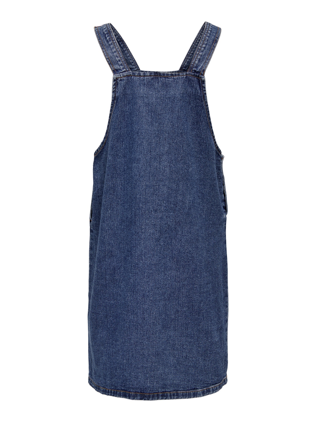 ONLY Loose fit Firkantet hals Kort kjole -Medium Blue Denim - 15292640