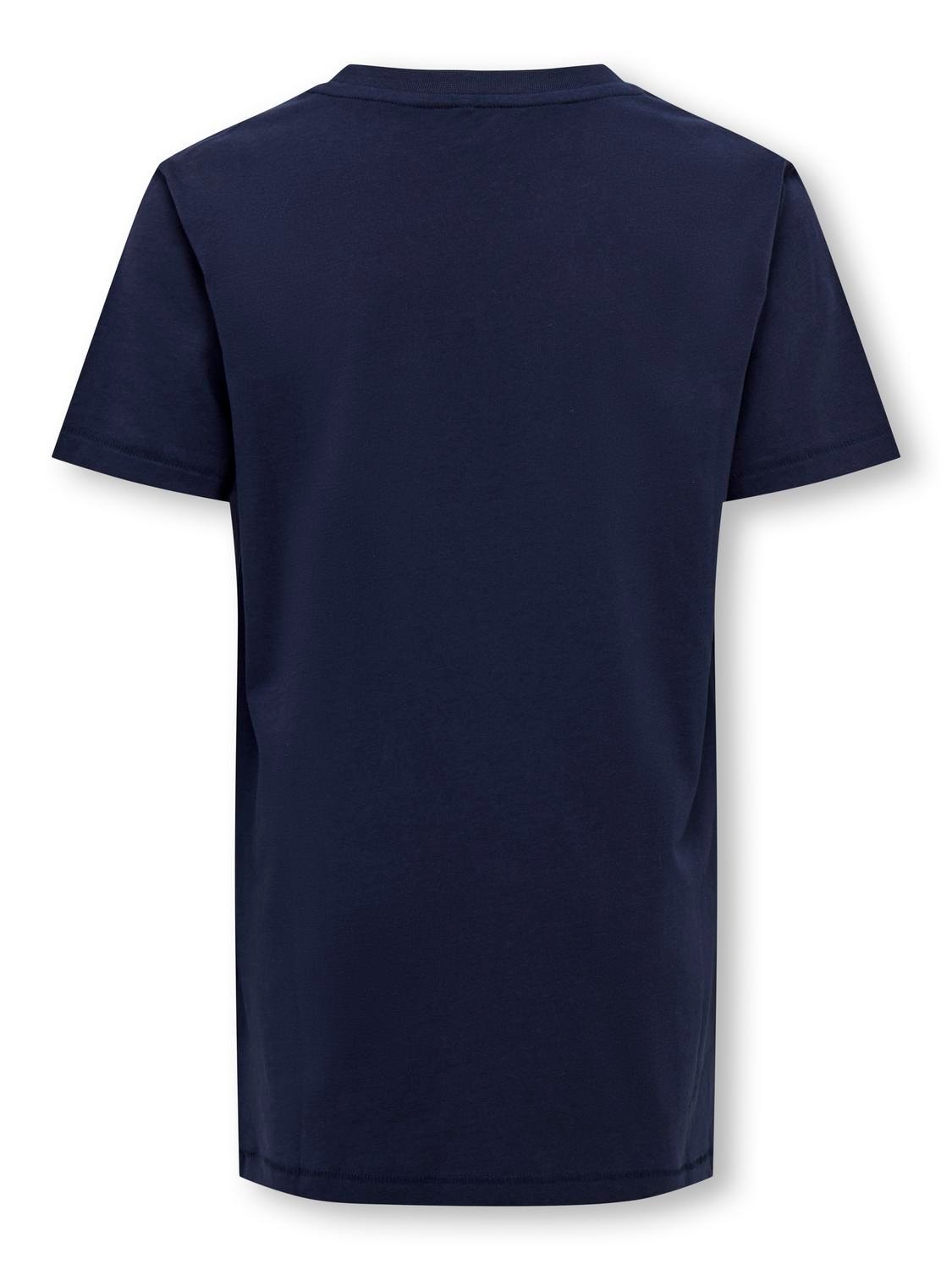 ONLY Regular Fit Round Neck T-Shirt -Navy Blazer - 15292650