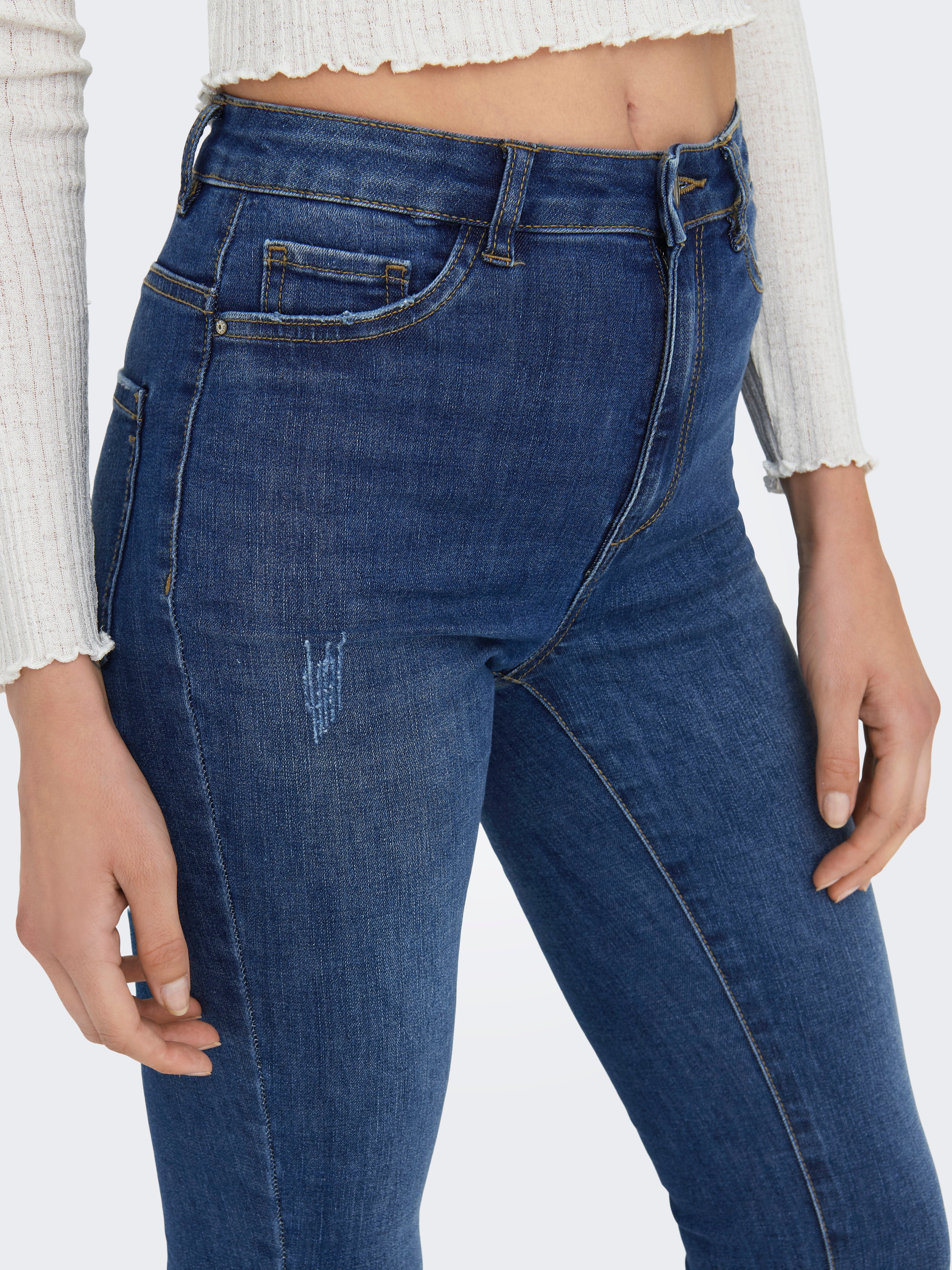 ONLROSE High waist Skinny Fit Jeans | Medium Blue | ONLY®
