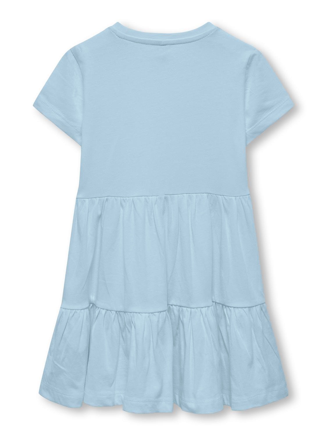 ONLY Regular Fit Round Neck Short dress -Clear Sky - 15292732