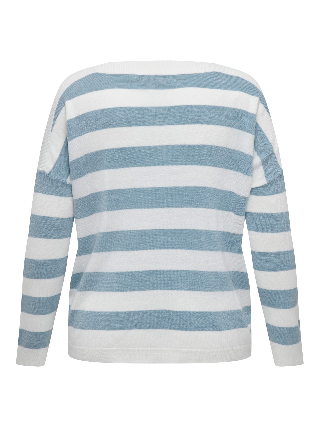 ONLY Boat neck Pullover -Blue Blizzard - 15292796