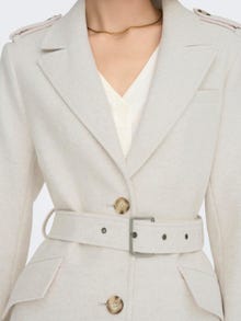 ONLY Spread collar Coat -Whisper White - 15292803
