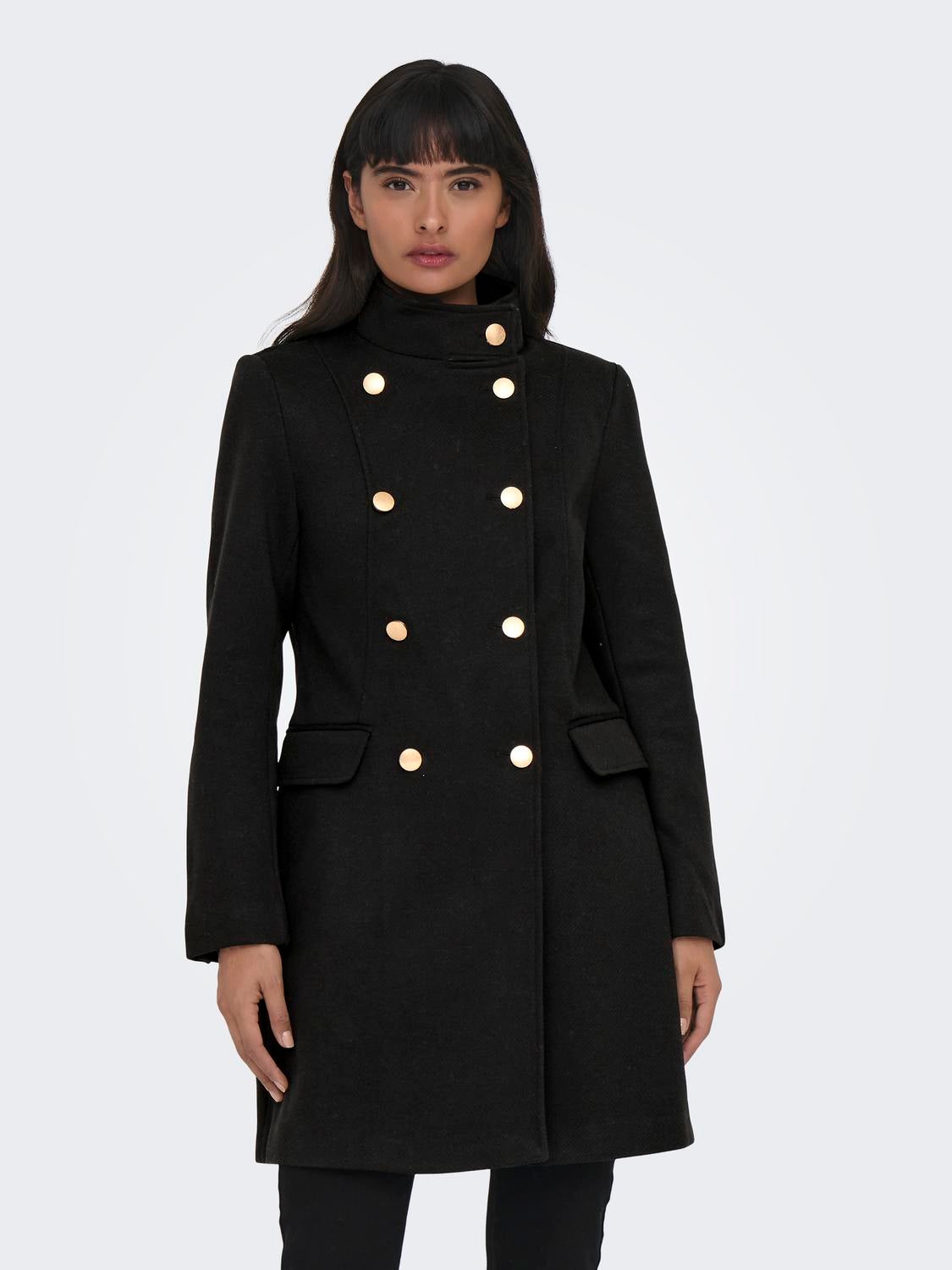 High on sale neck coat