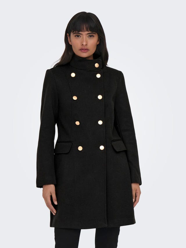 ONLY High neck coat - 15292830