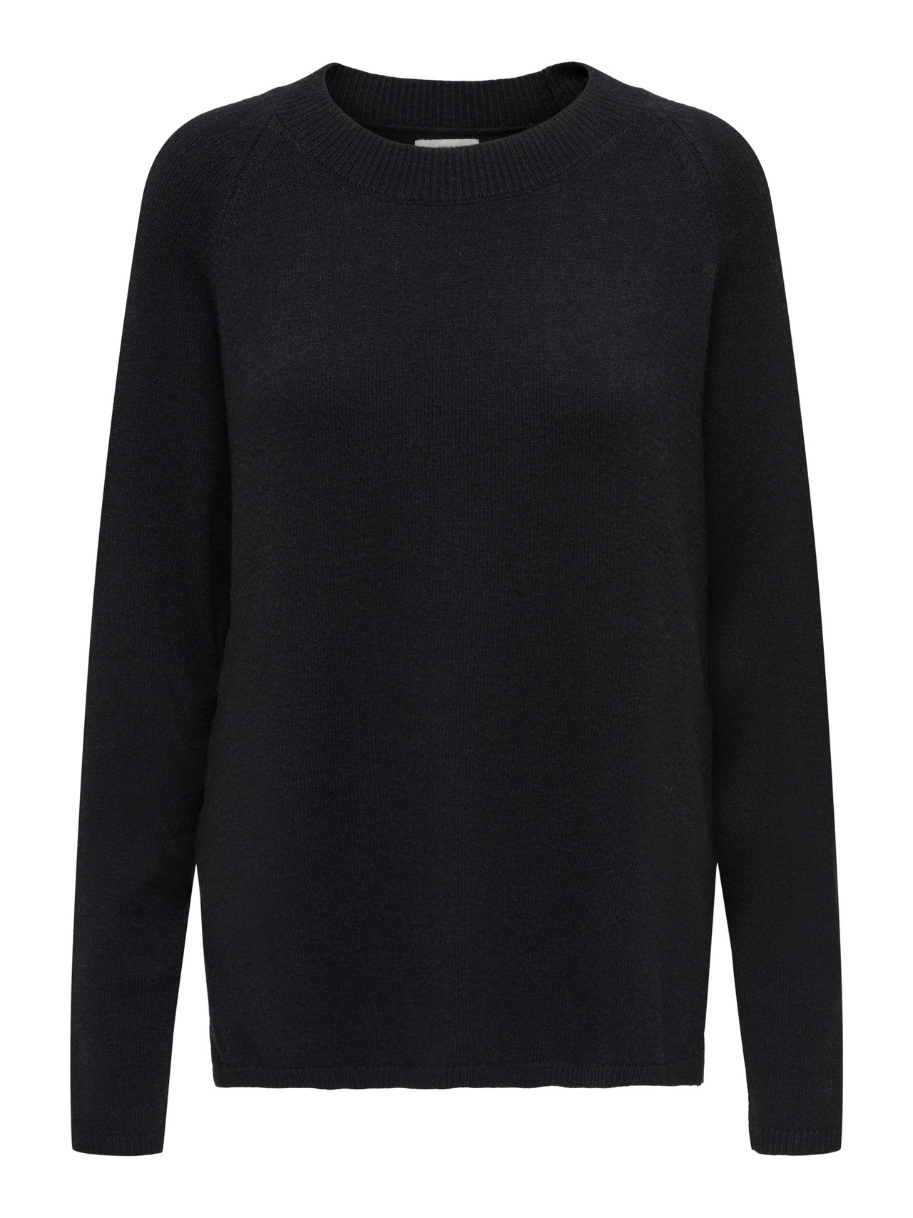 ONLY Knit Fit Round Neck Pullover -Black - 15292897
