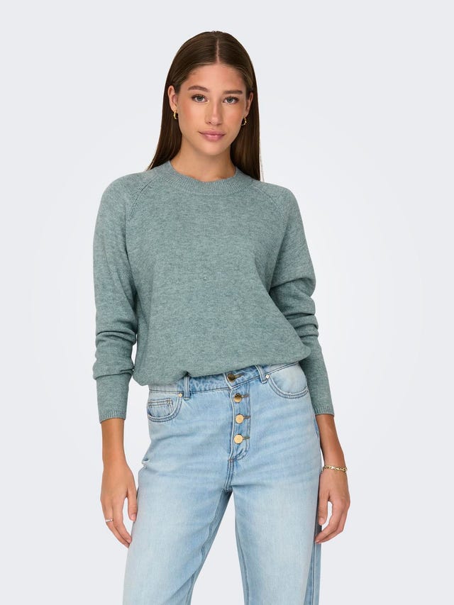 ONLY Pull-overs Knit Fit Col rond - 15292897
