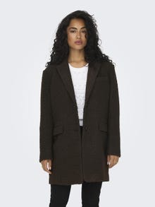 ONLY Spread collar Coat -Mole - 15292910