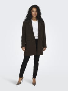 ONLY Sherpa coat -Mole - 15292910