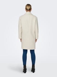 ONLY Spread collar Coat -Whisper White - 15292910