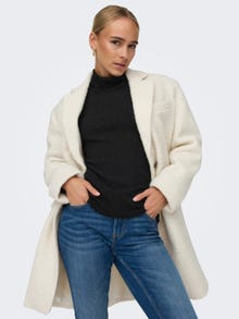 ONLY Sherpa coat -Whisper White - 15292910