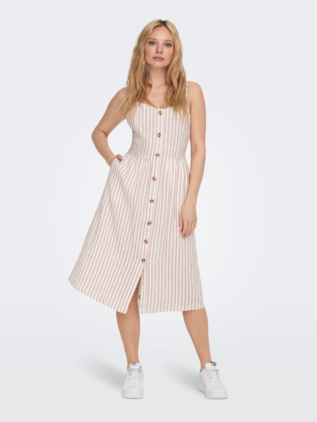 ONLY Midi dress with square neck - 15292916