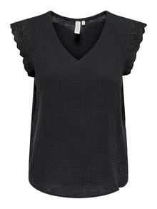 ONLY Tavapärane lõige V-kaelus Top -Phantom - 15292918