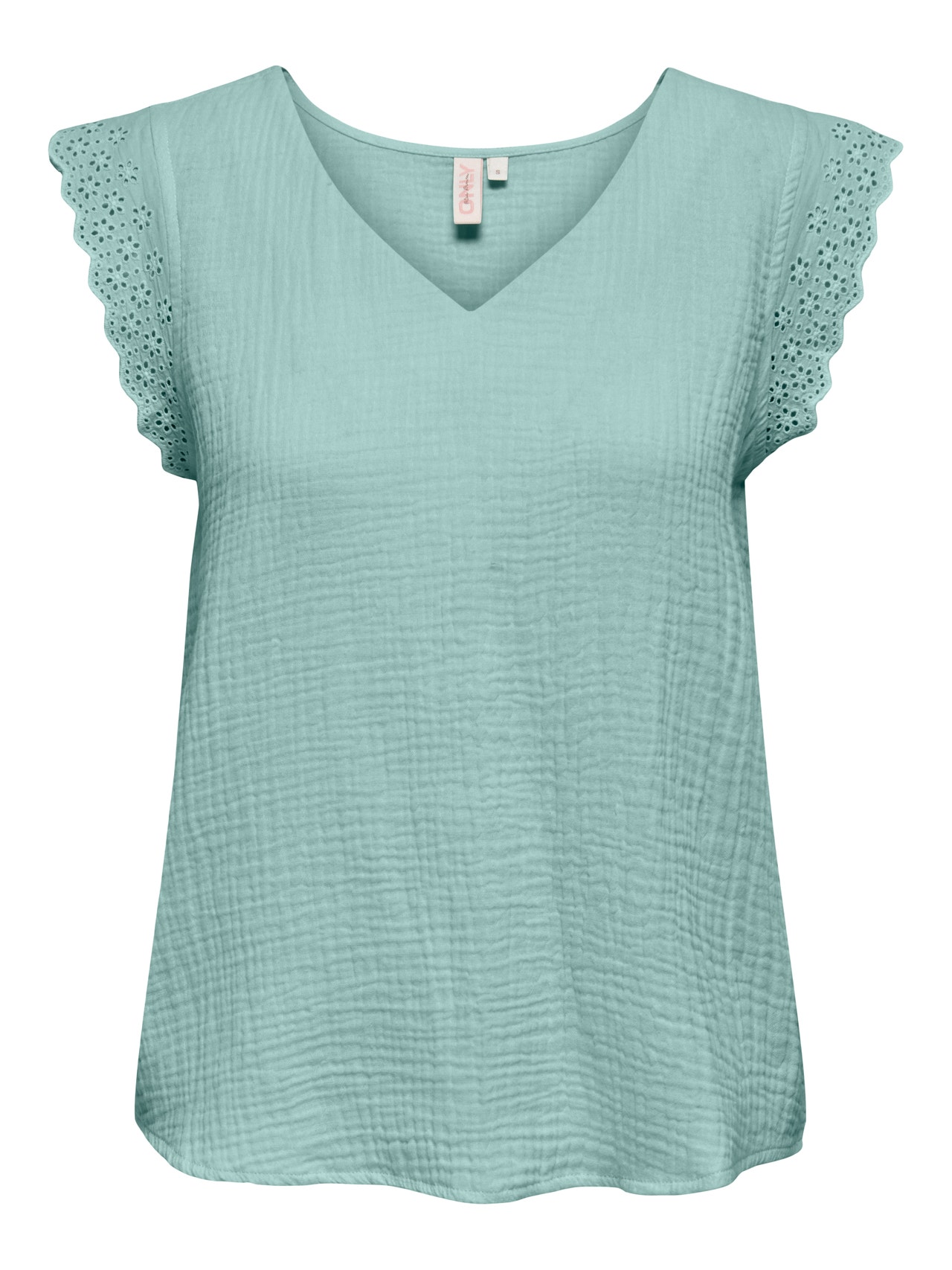 ONLY Tavapärane lõige V-kaelus Top -Harbor Gray - 15292918