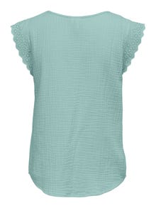 ONLY Tavapärane lõige V-kaelus Top -Harbor Gray - 15292918