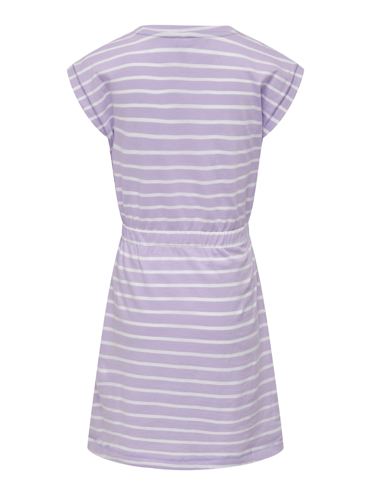 ONLY Regular Fit Round Neck Short dress -Purple Rose - 15292994