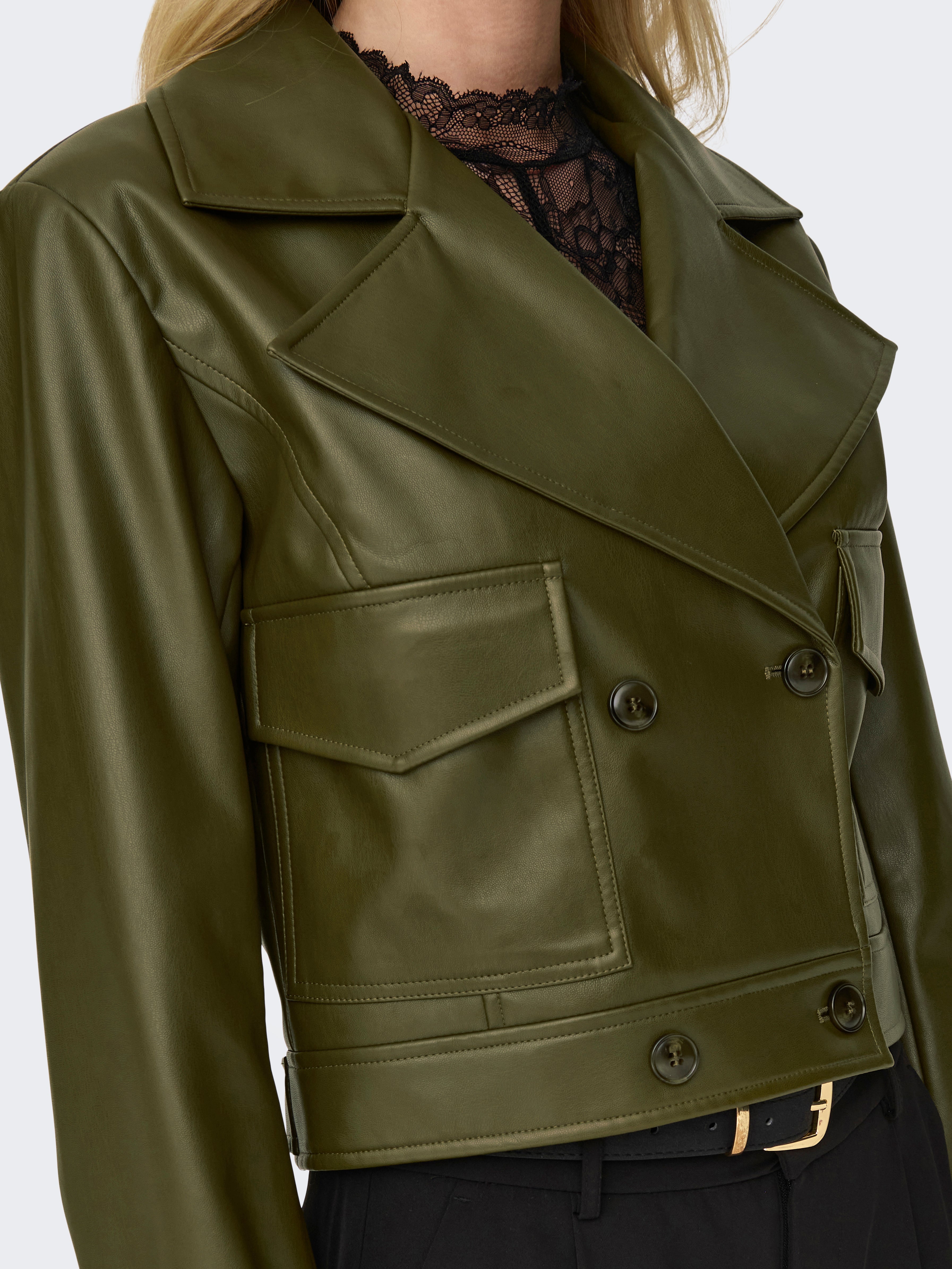 ONLKIM Kunstlederjacke | Hellbraun | ONLY®