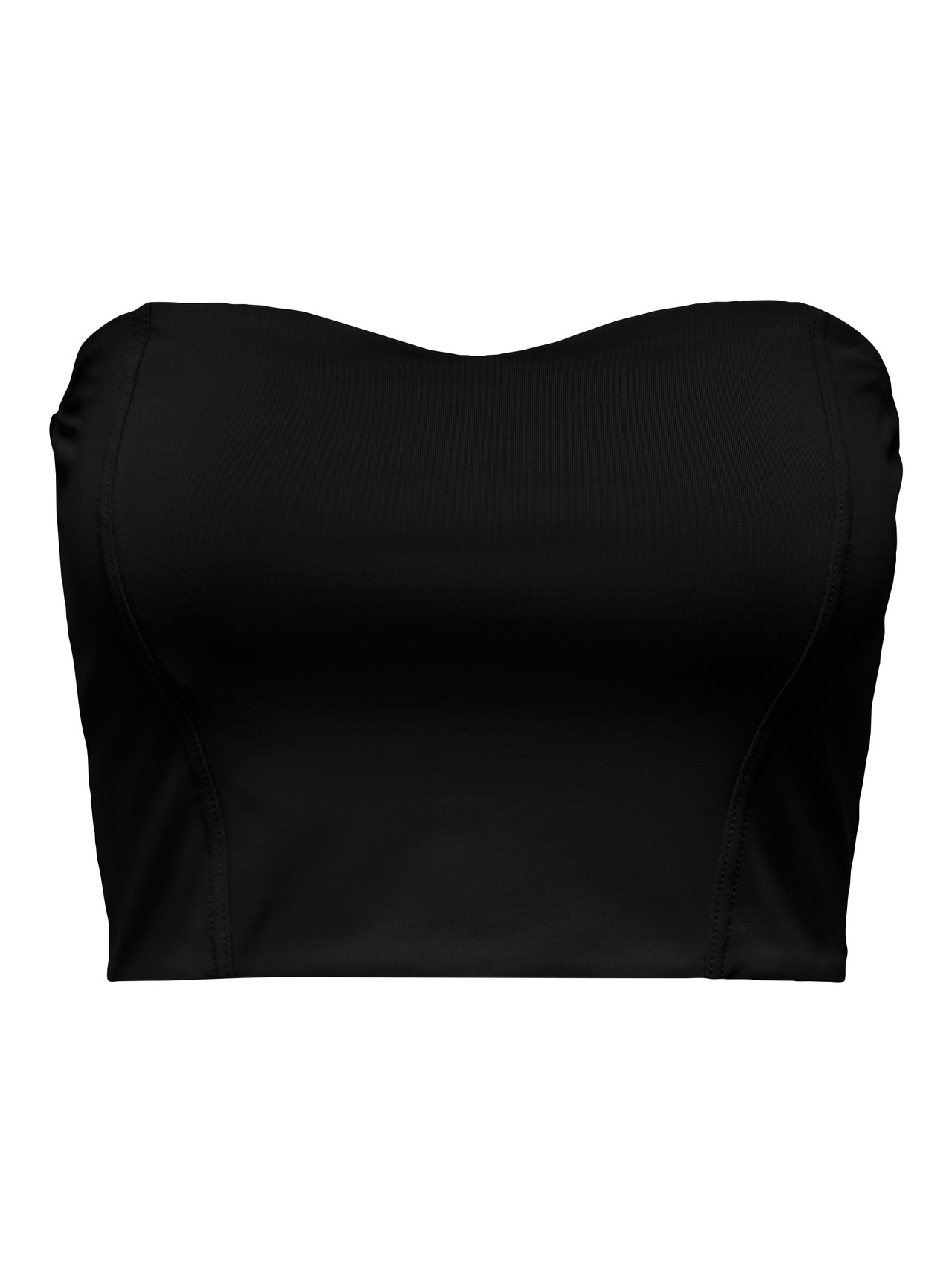 ONLY Cropped Bandeau Top -Black - 15293182