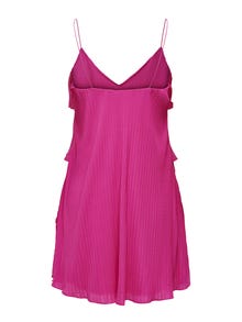 ONLY Mini plisse dress -Fuchsia Purple - 15293192
