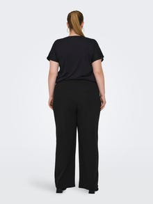 ONLY Regular Fit Curve Trousers -Black - 15293196