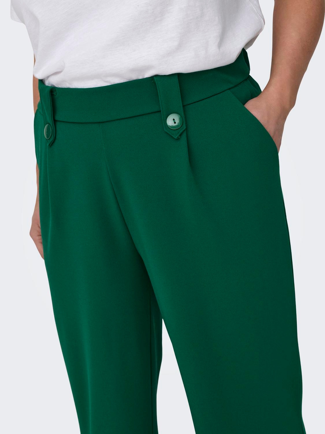 ONLY Regular Fit Curve Trousers -Aventurine - 15293196