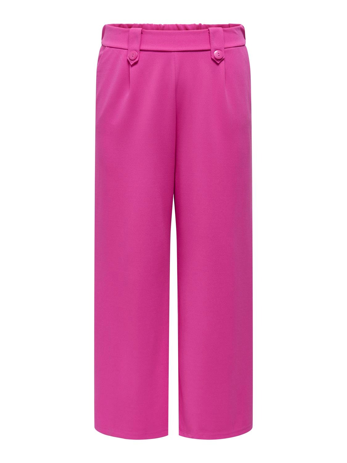 ONLY Curvy pull-up pants -Raspberry Rose - 15293196