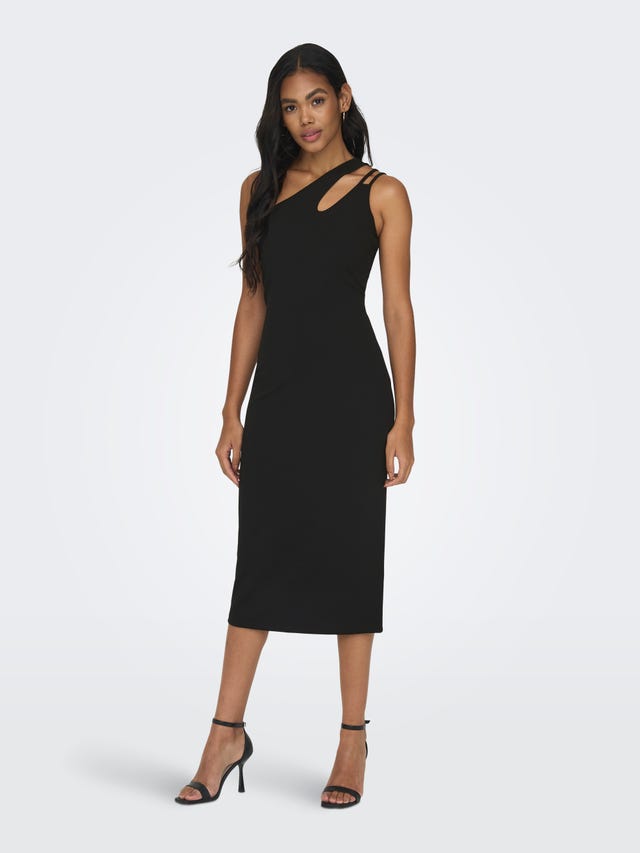 ONLY Regular Fit One Shoulder Long dress - 15293199