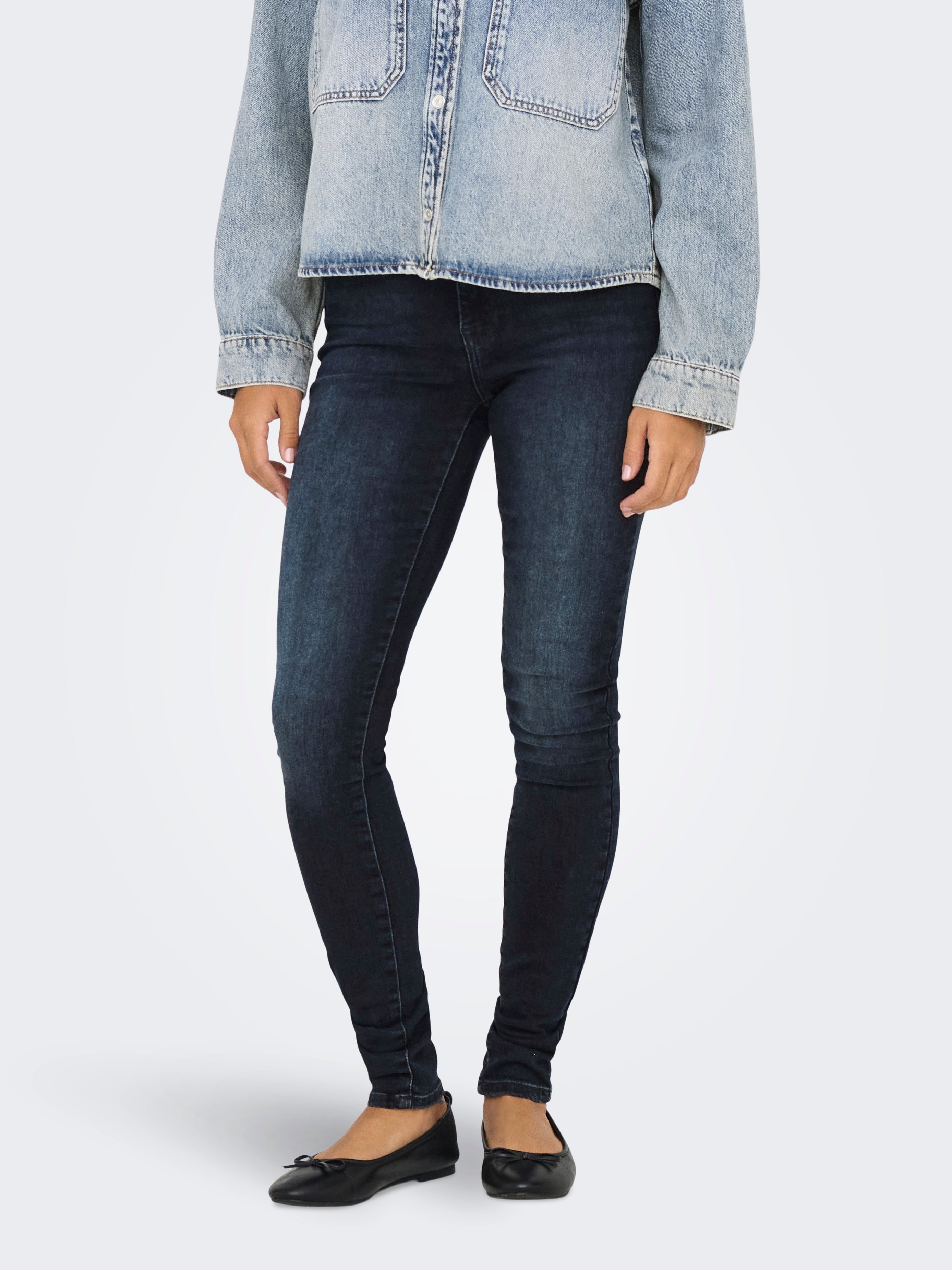 Onlforever Hohe Taille Skinny Fit Jeans