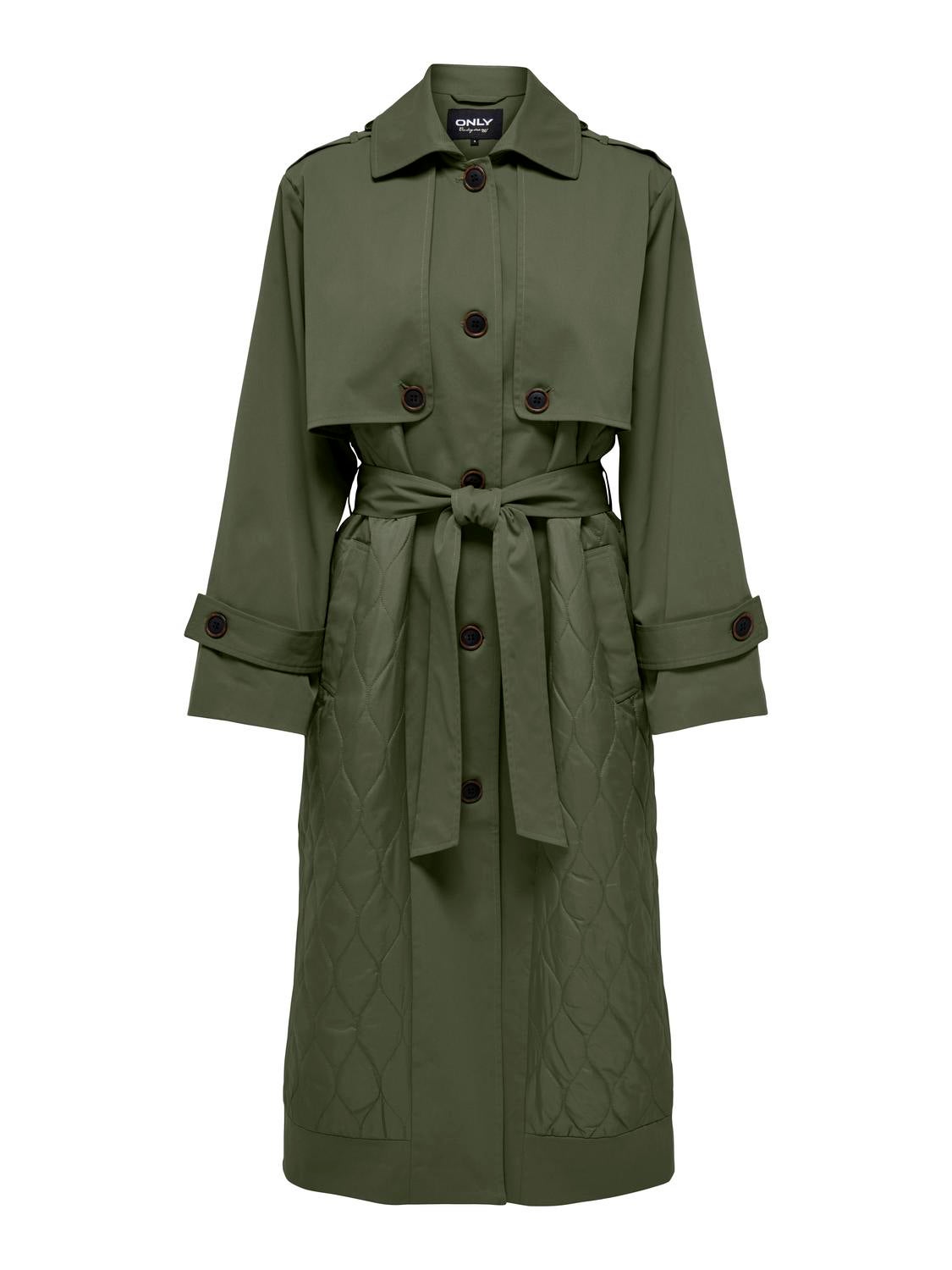 Military green hotsell trench coat