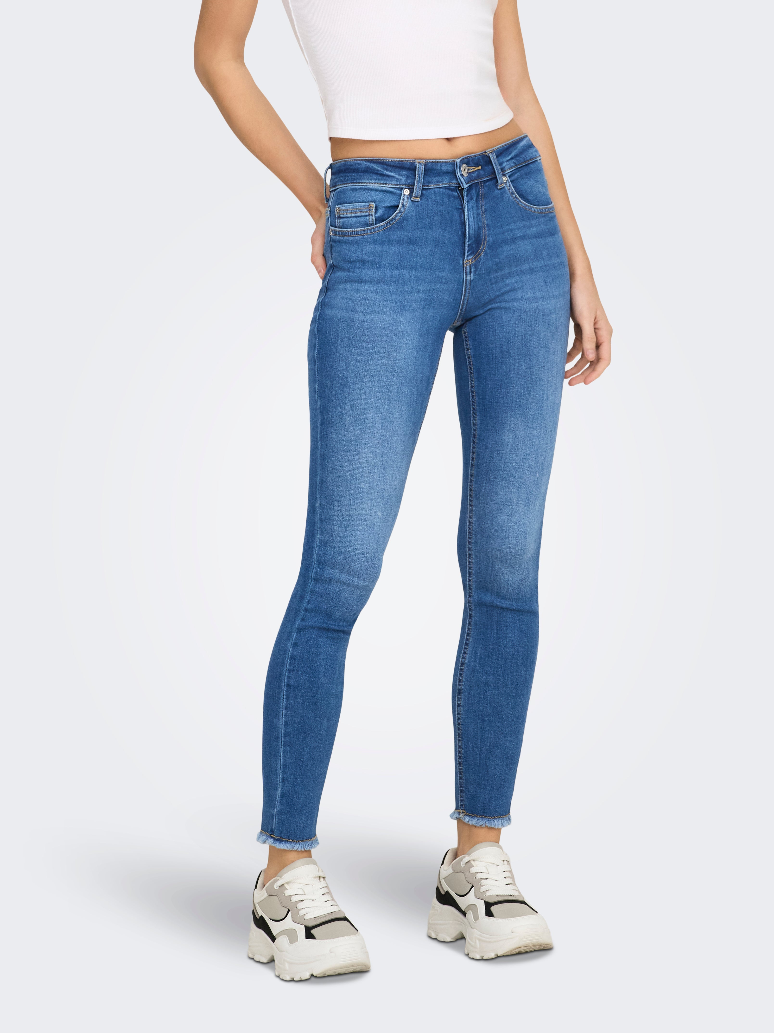 Thumbnail - Onlblush Mittlere Taille Skinny Fit Jeans