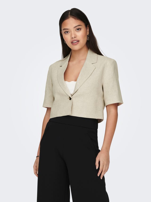 ONLY Short Sleeved Cropped Blazer - 15293290