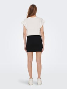 ONLY Mini Slit Skirt -Black - 15293293