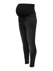 ONLY ONLBlush Mid Waist Skinny Jeans -Washed Black - 15293374