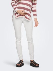 ONLY ONLBlush Mid Waist Skinny Jeans -White - 15293374