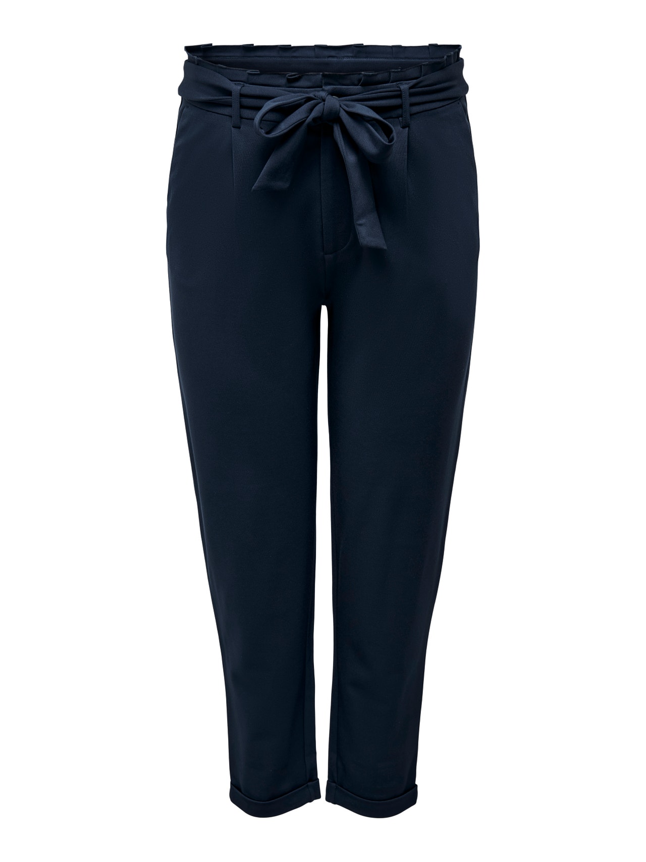 ONLY Curvy trousers with belt -Night Sky - 15293377