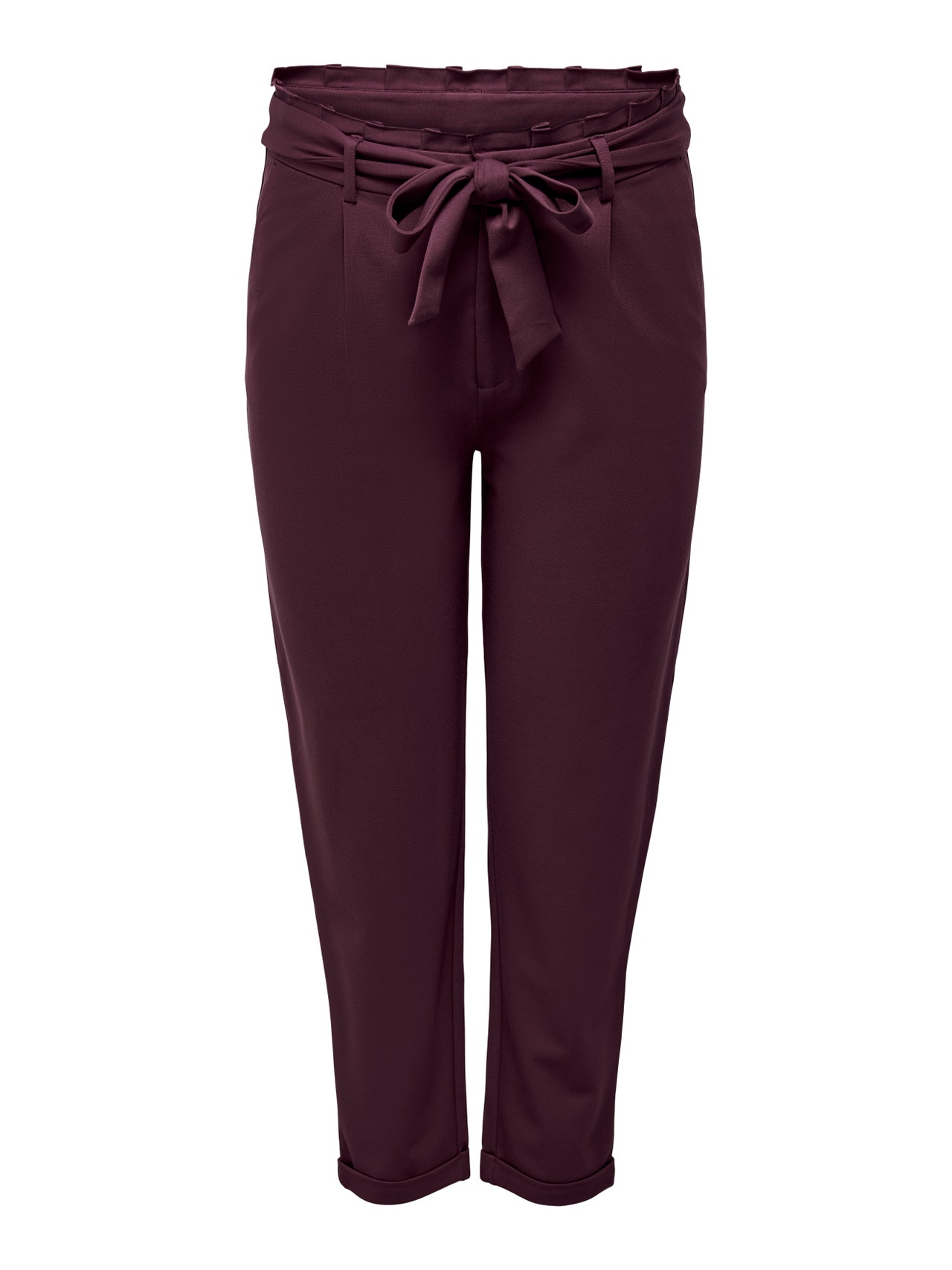 ONLY Regular Fit Super low waist Trousers -Port Royale - 15293377