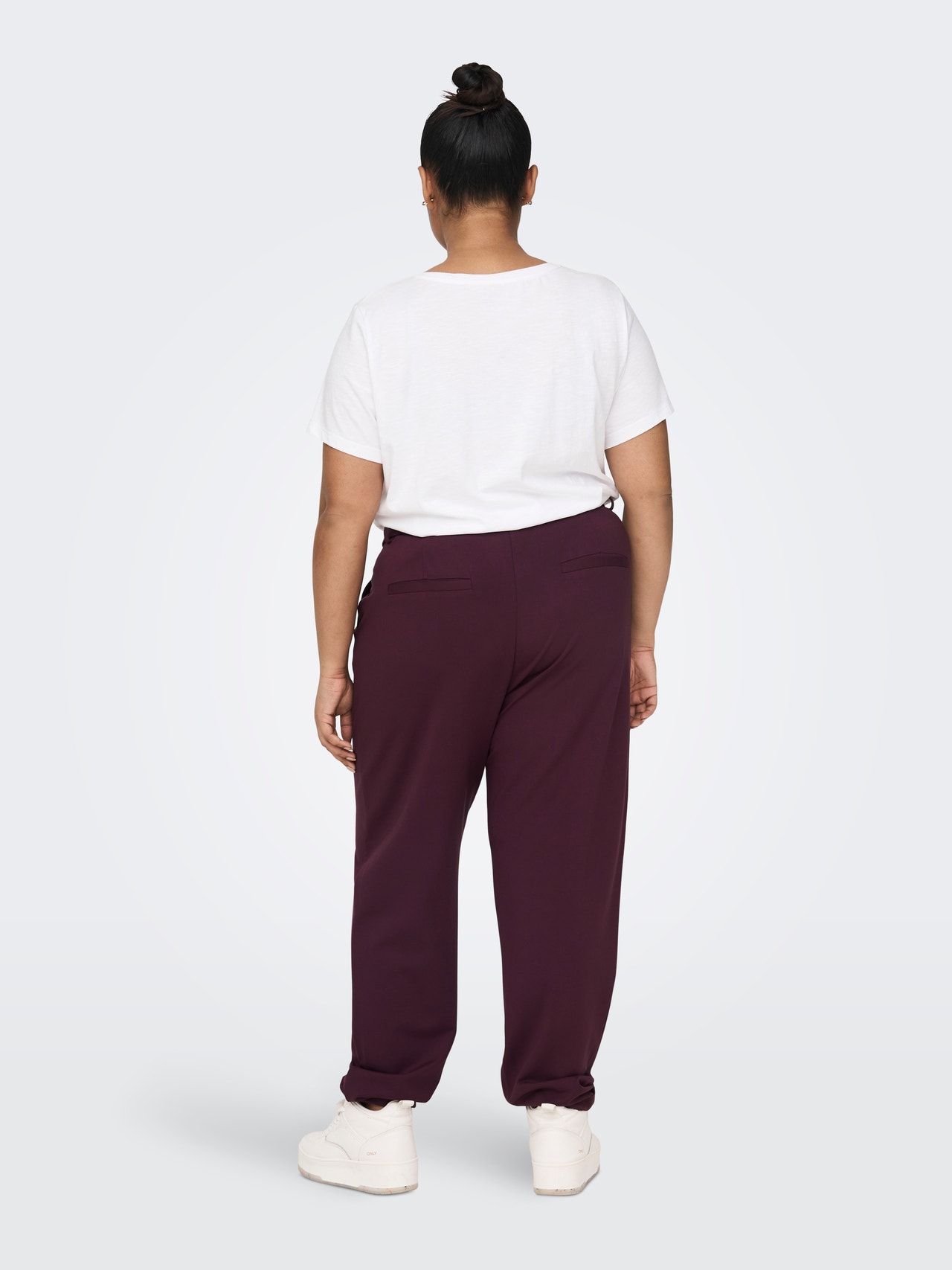 ONLY Pantalons Regular Fit Taille extra basse -Port Royale - 15293377