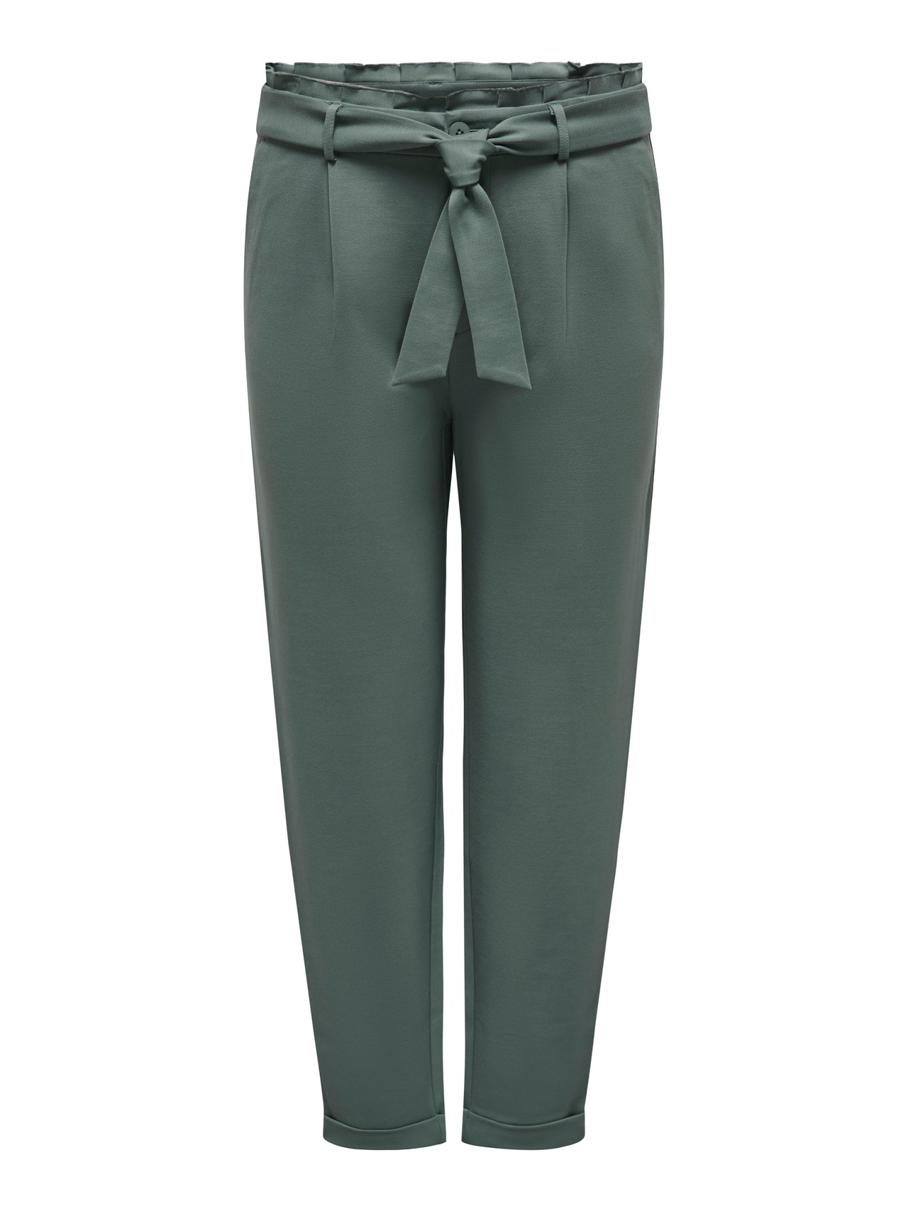 ONLY Regular Fit Super low waist Trousers -Balsam Green - 15293377