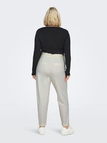 ONLY Regular Fit Super low waist Trousers -Cloud Dancer - 15293377