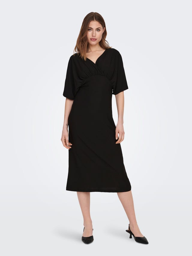 ONLY Regular Fit V-Neck Long dress - 15293441