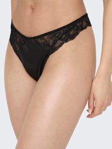 ONLY lace thong 2-pack -Black - 15293574